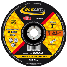 Disco para corte de aluminio 893